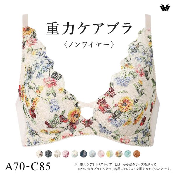 ワコール Wacoal 重力ケアブラ ノンワイヤー BXB194 ブラジャー ABC 単品