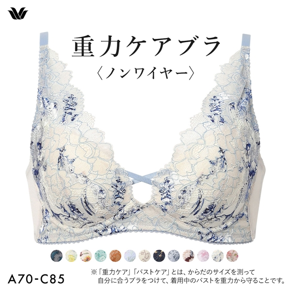 ワコール Wacoal 重力ケアブラ ノンワイヤー BXB194 ブラジャー ABC