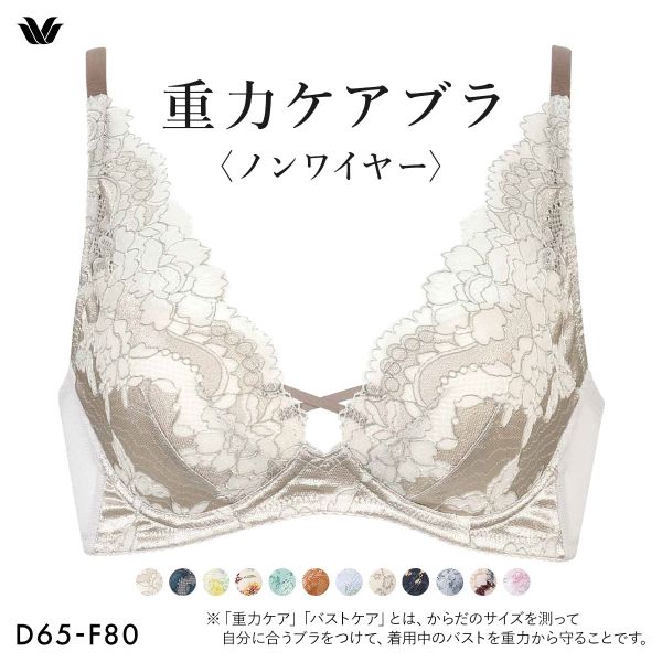 ワコール Wacoal 重力ケアブラ ノンワイヤー BXB194 ブラジャー DEF 単品