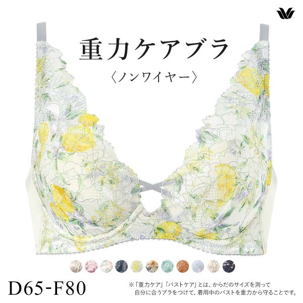 ワコール Wacoal 重力ケアブラ ノンワイヤー BXB194 ブラジャー DEF 単品