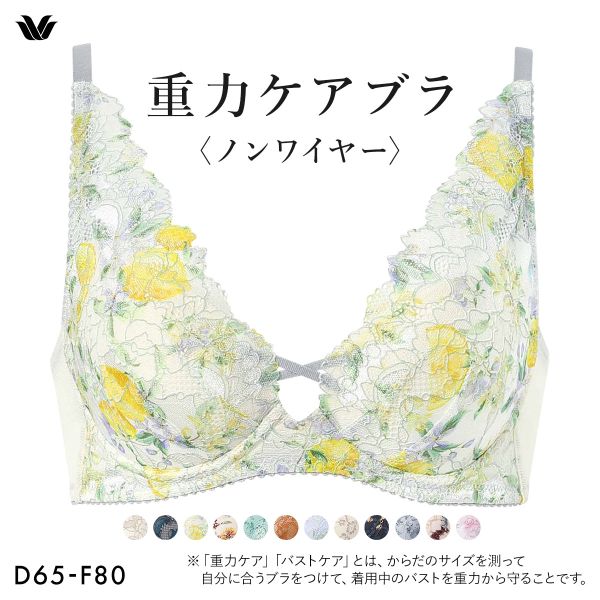 ワコール Wacoal 重力ケアブラ ノンワイヤー BXB194 ブラジャー DEF