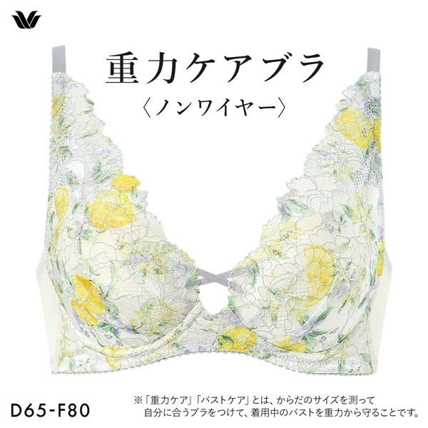 ワコール Wacoal 重力ケアブラ ノンワイヤー BXB194 ブラジャー DEF