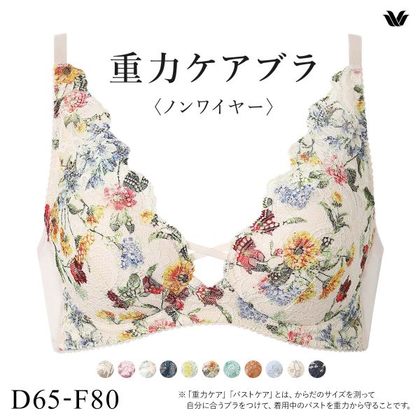 ワコール Wacoal 重力ケアブラ ノンワイヤー BXB194 ブラジャー DEF 単品