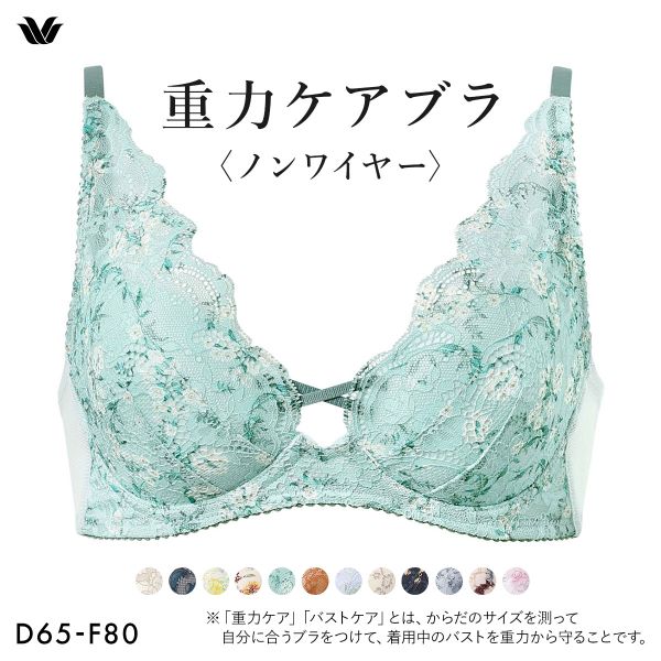 ワコール Wacoal 重力ケアブラ ノンワイヤー BXB194 ブラジャー DEF