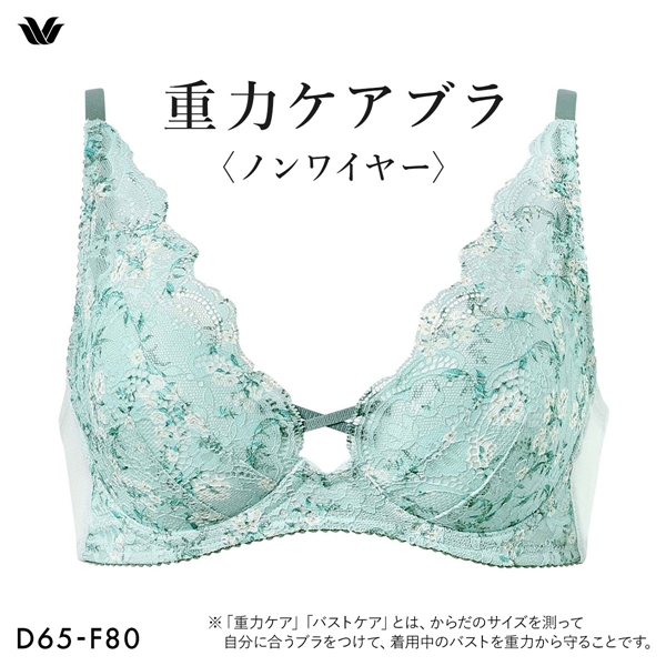 ワコール Wacoal 重力ケアブラ ノンワイヤー BXB194 ブラジャー DEF