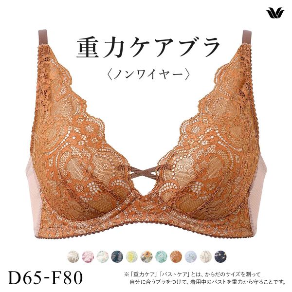 ワコール Wacoal 重力ケアブラ ノンワイヤー BXB194 ブラジャー DEF 単品