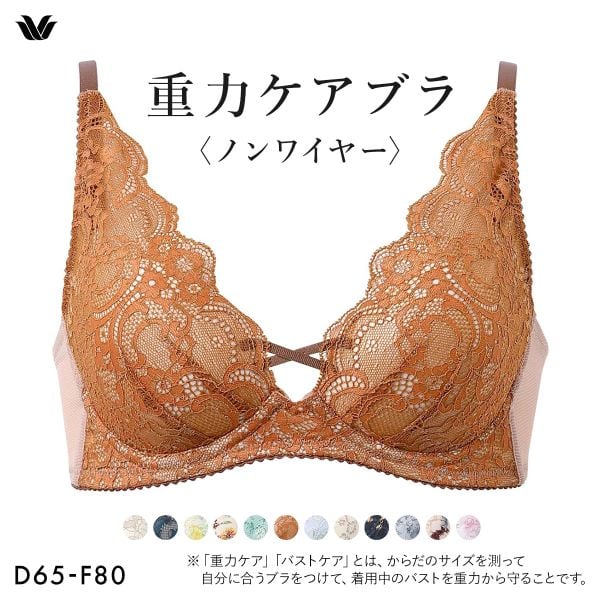 ワコール Wacoal 重力ケアブラ ノンワイヤー BXB194 ブラジャー DEF 単品