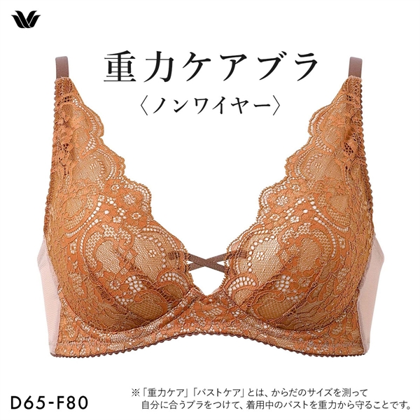ワコール Wacoal 重力ケアブラ ノンワイヤー BXB194 ブラジャー DEF