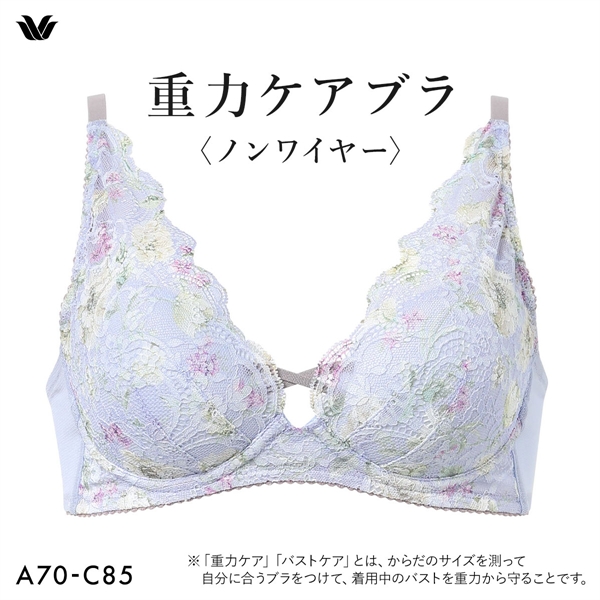 ワコール Wacoal 重力ケアブラ ノンワイヤー BXB194 ブラジャー DEF