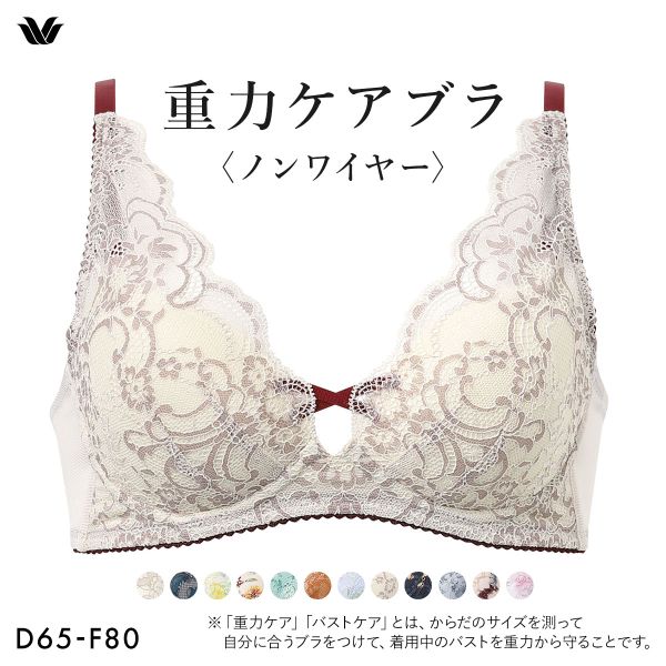 ワコール Wacoal 重力ケアブラ ノンワイヤー BXB194 ブラジャー DEF