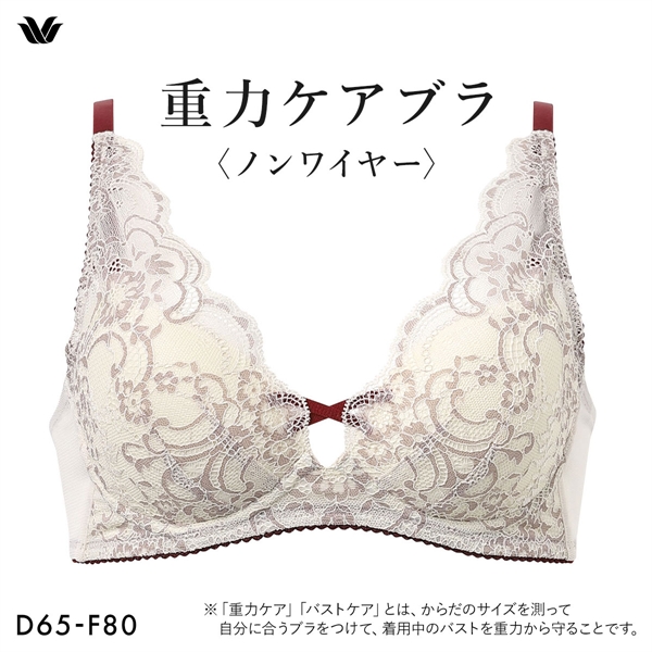 ワコール Wacoal 重力ケアブラ ノンワイヤー BXB194 ブラジャー DEF