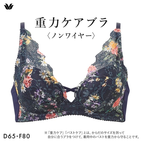 ワコール Wacoal 重力ケアブラ ノンワイヤー BXB194 ブラジャー DEF