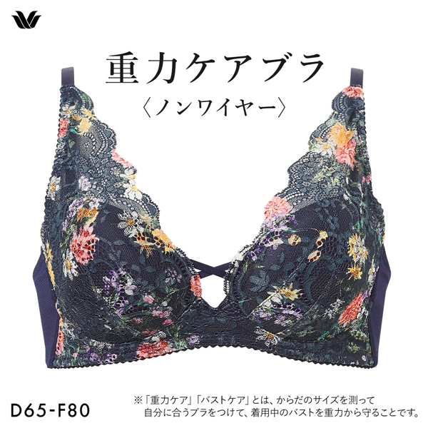 ワコール Wacoal 重力ケアブラ ノンワイヤー BXB194 ブラジャー DEF
