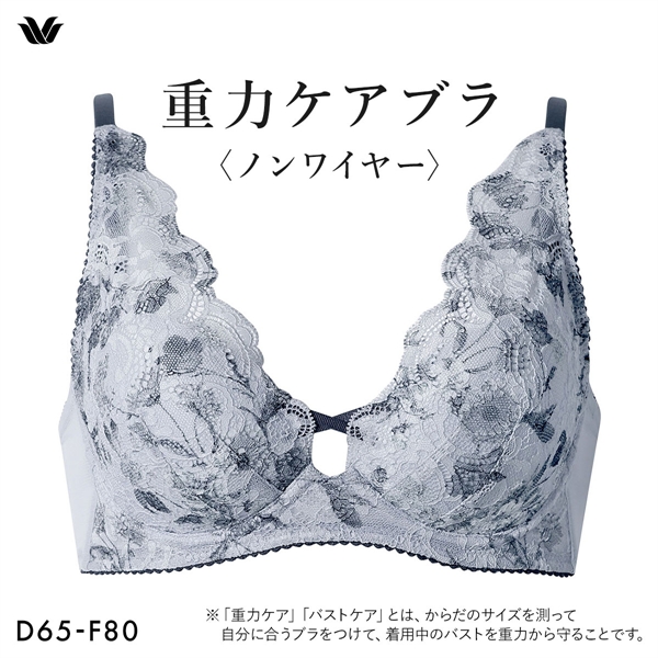 ワコール Wacoal 重力ケアブラ ノンワイヤー BXB194 ブラジャー DEF
