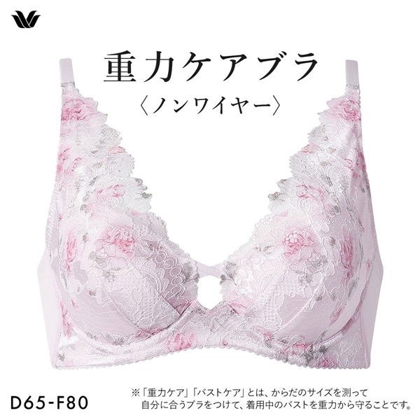 ワコール Wacoal 重力ケアブラ ノンワイヤー BXB194 ブラジャー DEF