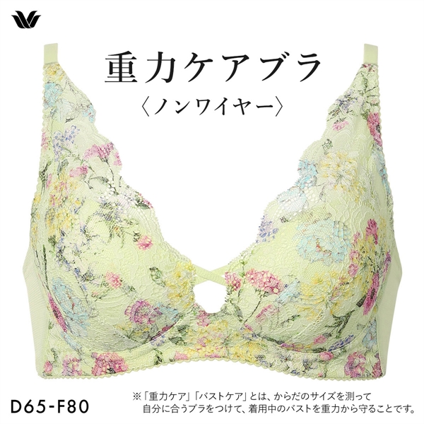 ワコール Wacoal 重力ケアブラ ノンワイヤー BXB194 ブラジャー DEF