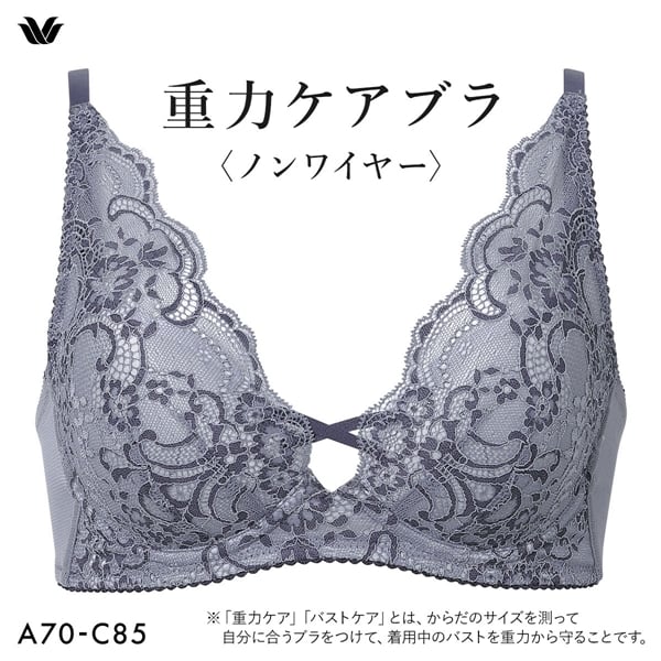 ワコール Wacoal 重力ケアブラ ノンワイヤー BXB194 ブラジャー DEF