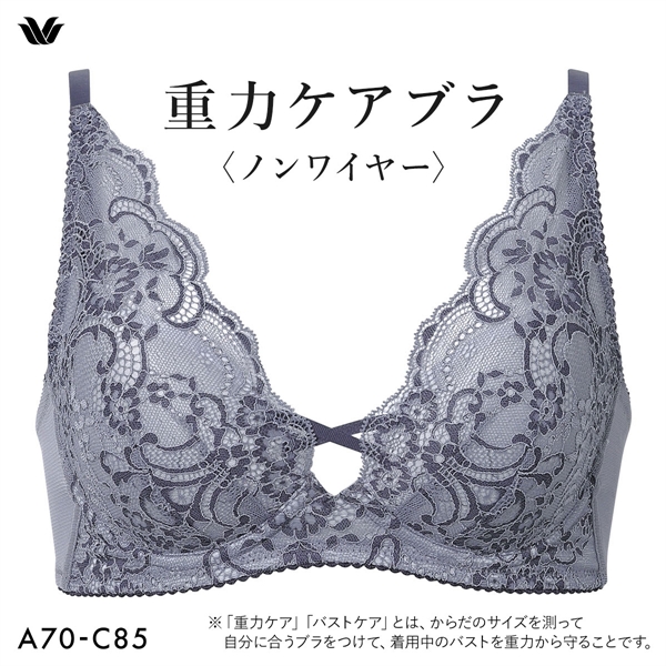 ワコール Wacoal 重力ケアブラ ノンワイヤー BXB194 ブラジャー DEF