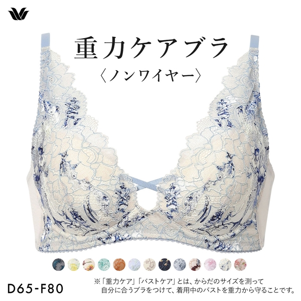 ワコール Wacoal 重力ケアブラ ノンワイヤー BXB194 ブラジャー DEF