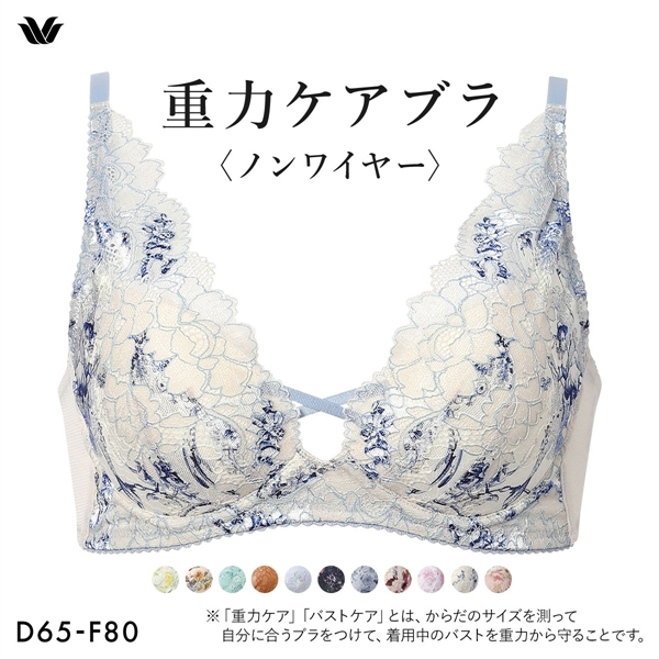 ワコール Wacoal 重力ケアブラ ノンワイヤー BXB194 ブラジャー DEF