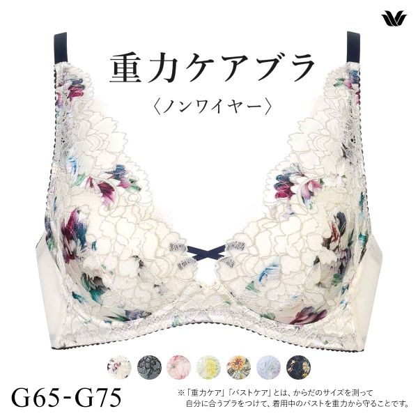 ワコール Wacoal 重力ケアブラ ノンワイヤー BXB194 ブラジャー G 単品