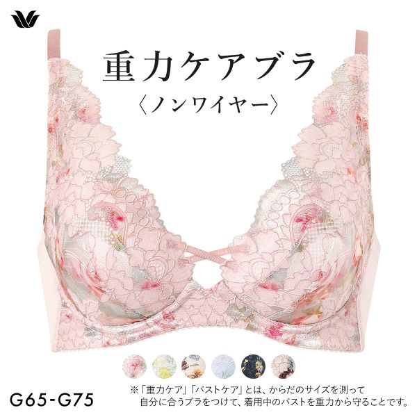 ワコール Wacoal 重力ケアブラ ノンワイヤー BXB194 ブラジャー G