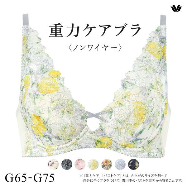 ワコール Wacoal 重力ケアブラ ノンワイヤー BXB194 ブラジャー G 単品
