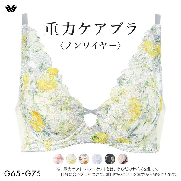 ワコール Wacoal 重力ケアブラ ノンワイヤー BXB194 ブラジャー G