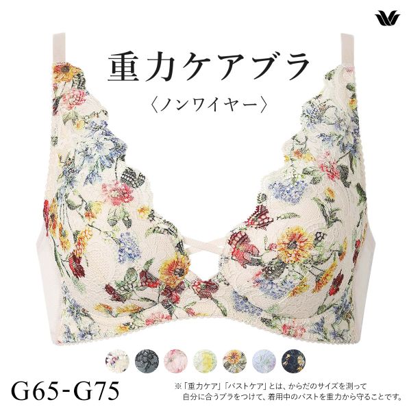 ワコール Wacoal 重力ケアブラ ノンワイヤー BXB194 ブラジャー G 単品