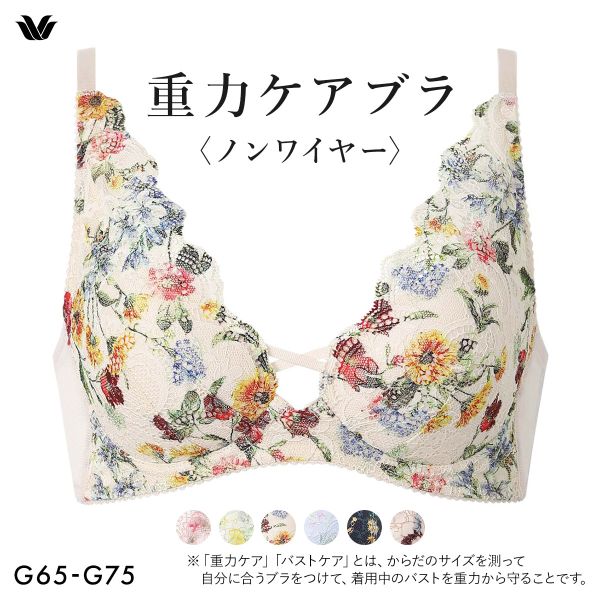 ワコール Wacoal 重力ケアブラ ノンワイヤー BXB194 ブラジャー G