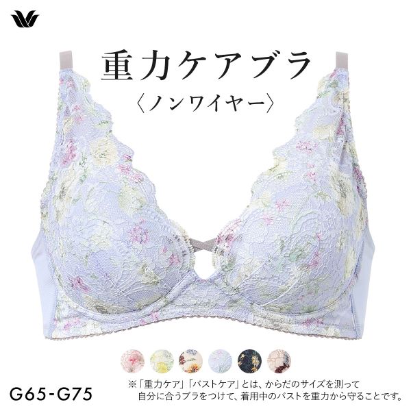 ワコール Wacoal 重力ケアブラ ノンワイヤー BXB194 ブラジャー G