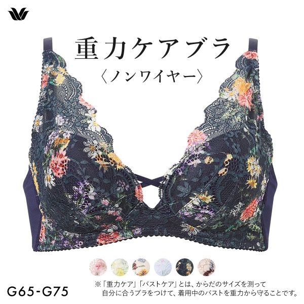 ワコール Wacoal 重力ケアブラ ノンワイヤー BXB194 ブラジャー G 単品