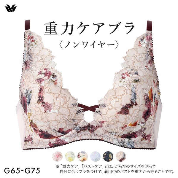 ワコール Wacoal 重力ケアブラ ノンワイヤー BXB194 ブラジャー G