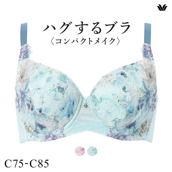 ワコール ハグするブラ コンパクトメイク BXB378 BXB478 フルカップ ブラジャー ABC 大きいサイズ グラマー Wacoal