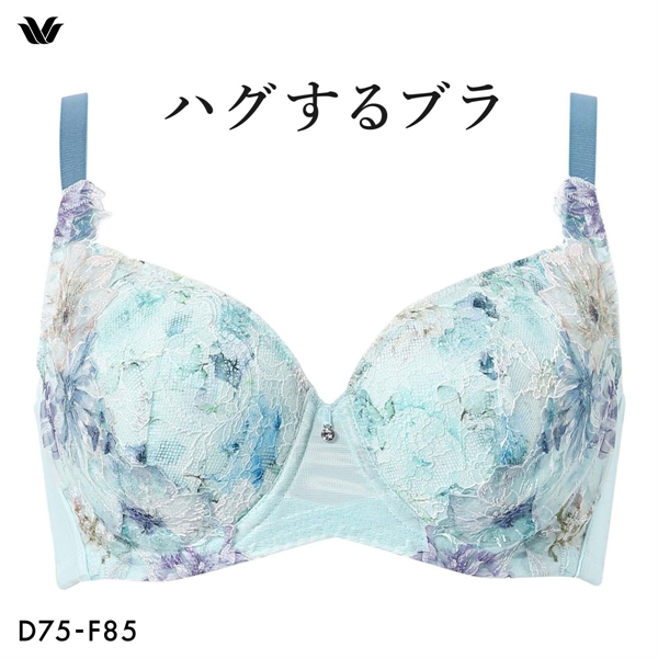 ワコール ハグするブラ コンパクトメイク BXB378 BXB478 フルカップ ブラジャー DEF 大きいサイズ グラマー Wacoal