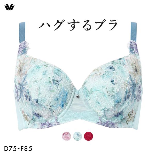 ワコール ハグするブラ コンパクトメイク BXB378 BXB478 フルカップ ブラジャー DEF 大きいサイズ グラマー Wacoal