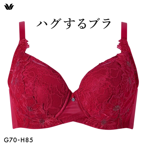 ワコール ハグするブラ コンパクトメイク BXB378 BXB478 フルカップ ブラジャー GH 大きいサイズ グラマー Wacoal