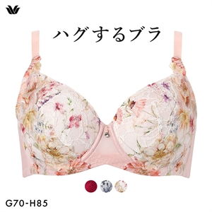 ワコール ハグするブラ コンパクトメイク BXB378 BXB478 フルカップ ブラジャー GH 大きいサイズ グラマー Wacoal