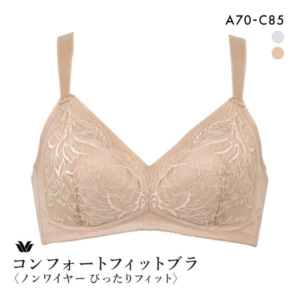 ワコール コンフォートフィットブラ ノンワイヤー ぴったりフィット ブラジャー ABC Wacoal BXC204 04G