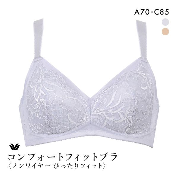 ワコール コンフォートフィットブラ ノンワイヤー ぴったりフィット ブラジャー ABC Wacoal BXC204 04G