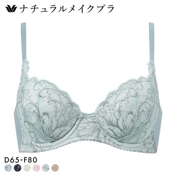 ワコール ナチュラルメイクブラ なめらかフィット ブラジャー DEF Wacoal BXC407 07G