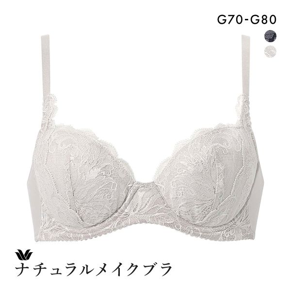 ワコール ナチュラルメイクブラ なめらかフィット ブラジャー G 大きいサイズ Wacoal BXC407 07G