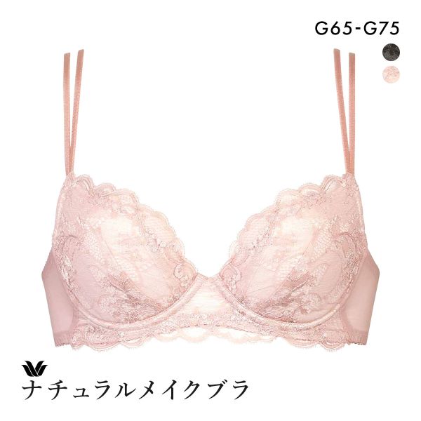 ワコール ナチュラルメイクブラ プッシュアップタイプ ブラジャー G 大きいサイズ Wacoal BXC408 08G