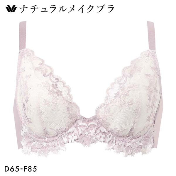 ワコール ナチュラルメイクブラ ビューティフルフィットタイプ ブラジャー DEF 大きいサイズ Wacoal BXC708 08G
