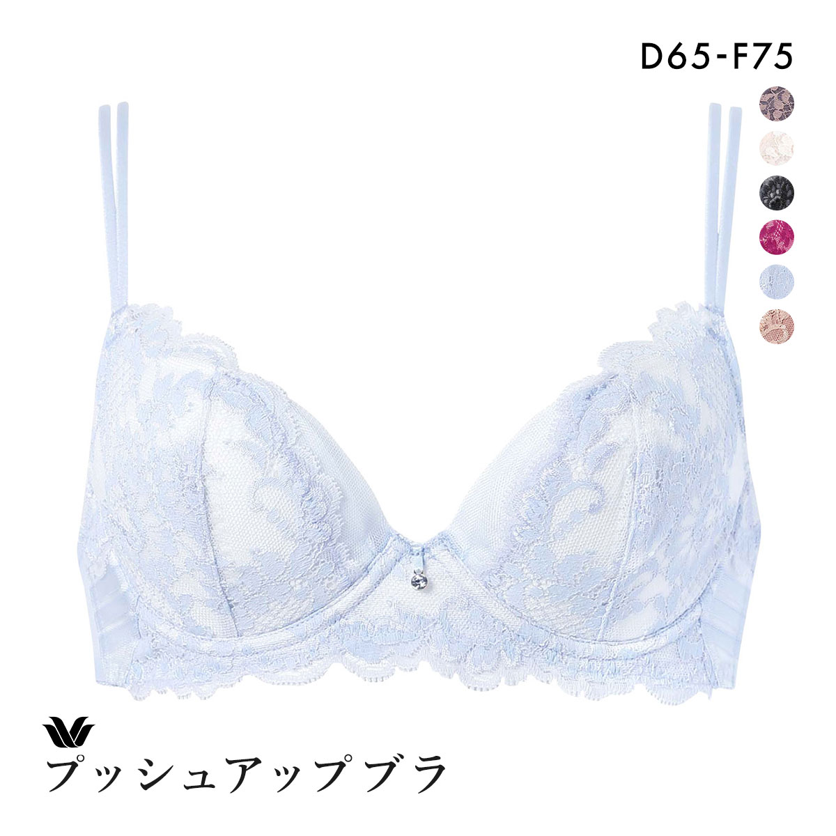 PARFAGE ❁ ブラジャー＋ショーツ ホワイト系 E65・M PARFAGE ❁ ブラジャー＋ショーツ ホワイト系 E65・M - メルカリ