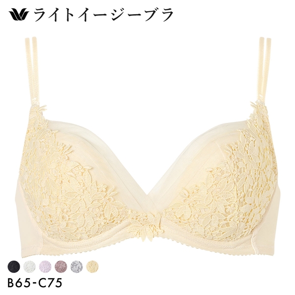 ワコール ライトイージーブラ プレミアム 18series BXD418 18G 3/4カップブラジャー BC Wacoal