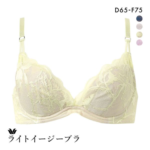 ワコール ライトイージーブラ プレミアム 21series BXD421 21G 3/4カップブラジャー EDF 大きいサイズ Wacoal