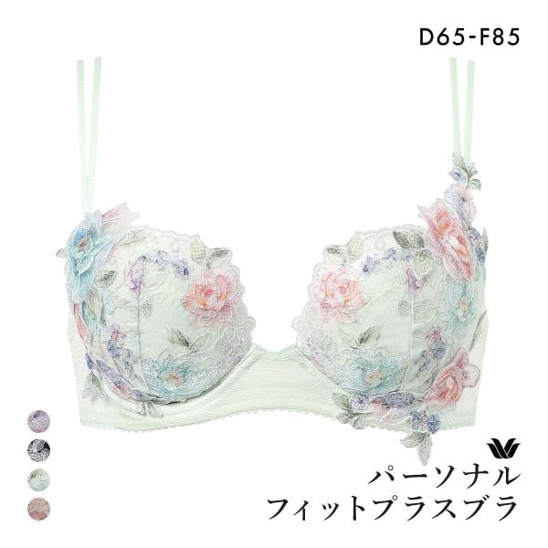 ワコール パーソナルフィットプラスブラ プレミアム 22series BXD422 22G 3/4カップブラジャー DEF Wacoal 大きいサイズ