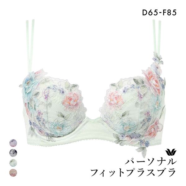 ワコール パーソナルフィットプラスブラ プレミアム 22series BXD422 22G 3/4カップブラジャー DEF Wacoal 大きいサイズ