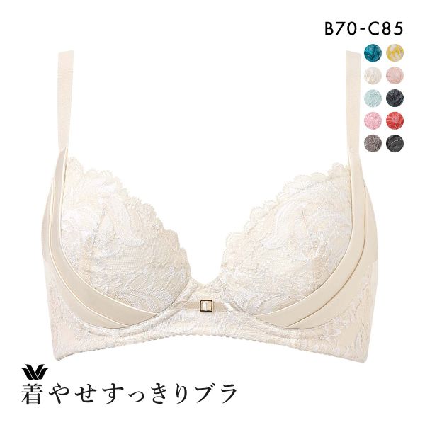 ワコール Wacoal 着やせすっきりブラ プレミアム 12series BXD712 12G 3/4カップブラジャー BC 脇高 脇肉 単品